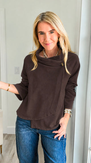 Italian Cotton On Edge Jacket- Brown