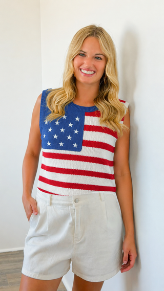Americana Knit Vest