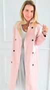 Paris Forecast Italian Long Coat-160 Jackets-KZ SENA-Coastal Bloom Boutique, find the trendiest versions of the popular styles and looks Located in Indialantic, FL