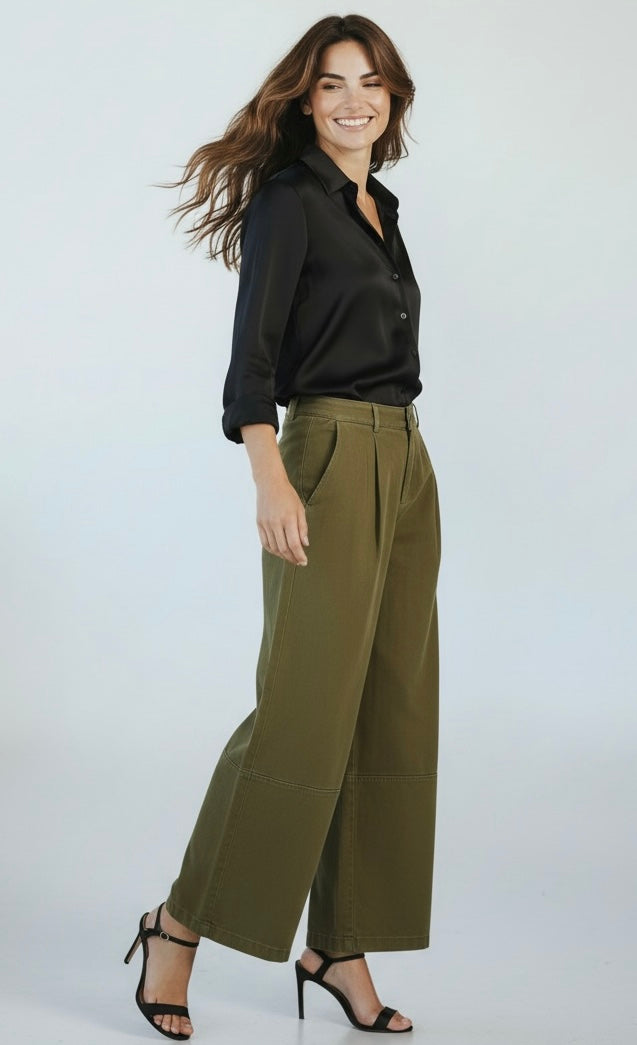 Meadow Drift Relaxed Cropped Pants-170 Bottoms-JODIFL-Coastal Bloom Boutique, find the trendiest versions of the popular styles and looks Located in Indialantic, FL