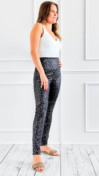 Shimmering Nights Metallic Leggings - Gold-170 Bottoms/Shorts-Heimish-Coastal Bloom Boutique, find the trendiest versions of the popular styles and looks Located in Indialantic, FL