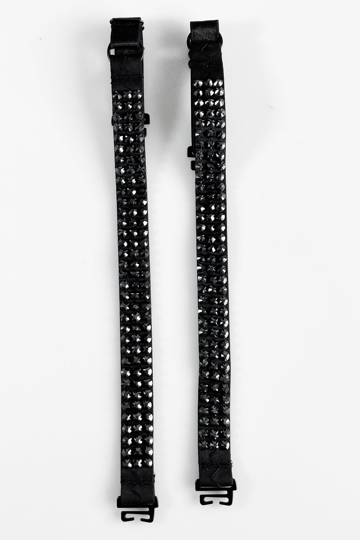 Black Onyx Crystals Bra Straps-220 Intimates-Strap-its-Coastal Bloom Boutique, find the trendiest versions of the popular styles and looks Located in Indialantic, FL