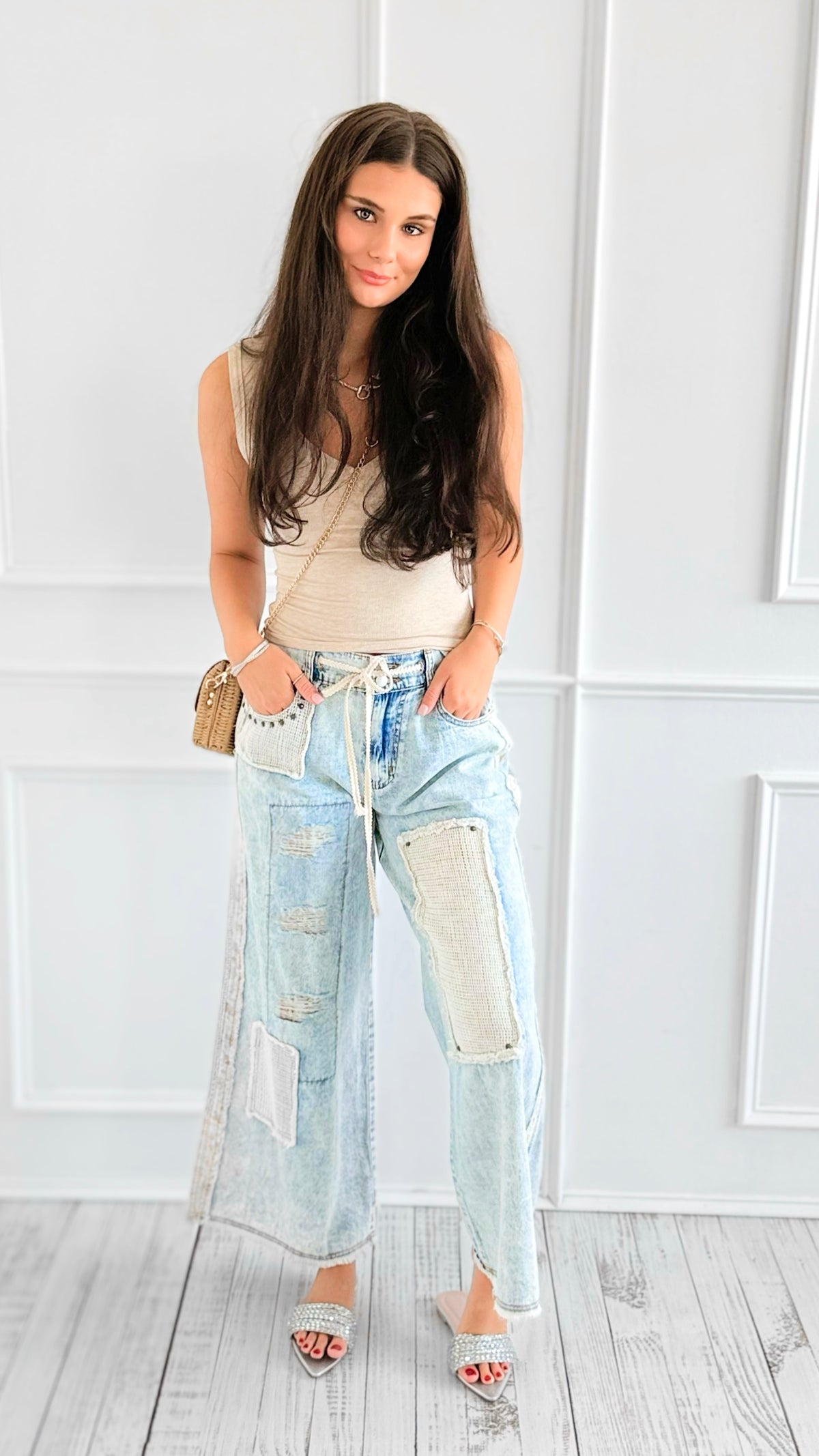 Cruise Control Denim Pants-190 Denim-POL-Coastal Bloom Boutique, find the trendiest versions of the popular styles and looks Located in Indialantic, FL