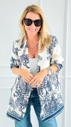 Adorable Majesty Italian Blazer-160 Jackets-Italianissimo-Coastal Bloom Boutique, find the trendiest versions of the popular styles and looks Located in Indialantic, FL