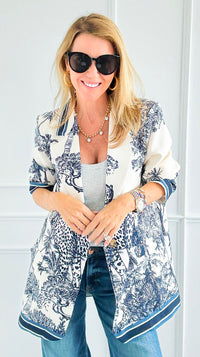 Adorable Majesty Italian Blazer-160 Jackets-Italianissimo-Coastal Bloom Boutique, find the trendiest versions of the popular styles and looks Located in Indialantic, FL