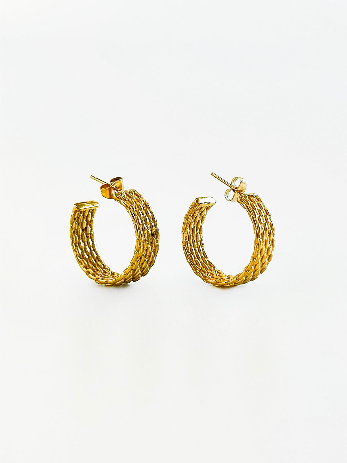 Luxe Twist Hoop Earrings-230 Jewelry-GS JEWELRY-Coastal Bloom Boutique, find the trendiest versions of the popular styles and looks Located in Indialantic, FL