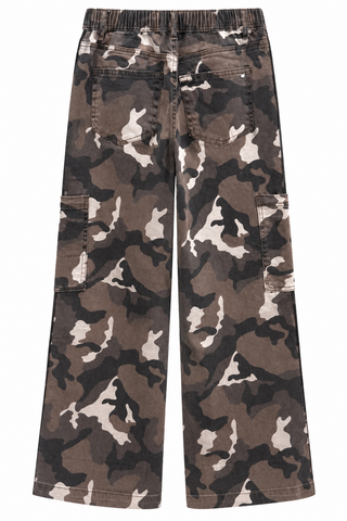 Camo Cargo Wide Leg Pants