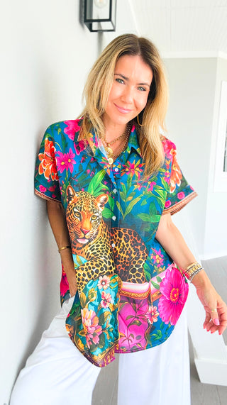 Tropical Jungle Ibiza Italian Top