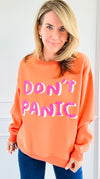 Don't Panic French Terry Pullover-150 Cardigans/Layers-Bailey Rose-Coastal Bloom Boutique, find the trendiest versions of the popular styles and looks Located in Indialantic, FL