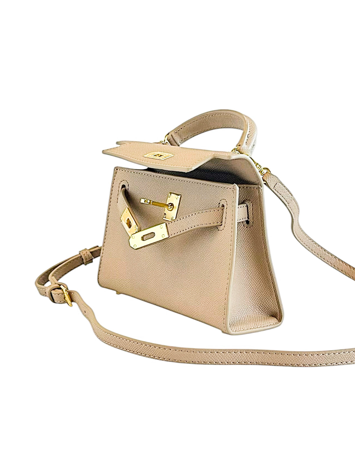 Mini K Bag - Taupe-260 Other Accessories-BC Handbags-Coastal Bloom Boutique, find the trendiest versions of the popular styles and looks Located in Indialantic, FL