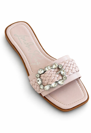 Blush Glow Slide Sandals
