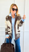 Rodeo Cowboy Cardigan-140 Sweaters-Original USA-Coastal Bloom Boutique, find the trendiest versions of the popular styles and looks Located in Indialantic, FL
