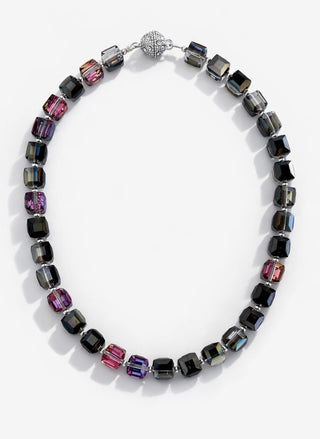 Dark Romance Magnetic Necklace - Smoky Black