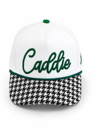 Caddie Script Houndstooth Baseball Cap