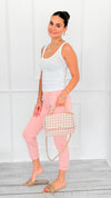 Make Me Blush Italian Pant-100 Pants-V SKY-Coastal Bloom Boutique, find the trendiest versions of the popular styles and looks Located in Indialantic, FL