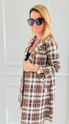 Aspen Drive Plaid Suede Blazer-160 Jackets-Must Have-Coastal Bloom Boutique, find the trendiest versions of the popular styles and looks Located in Indialantic, FL