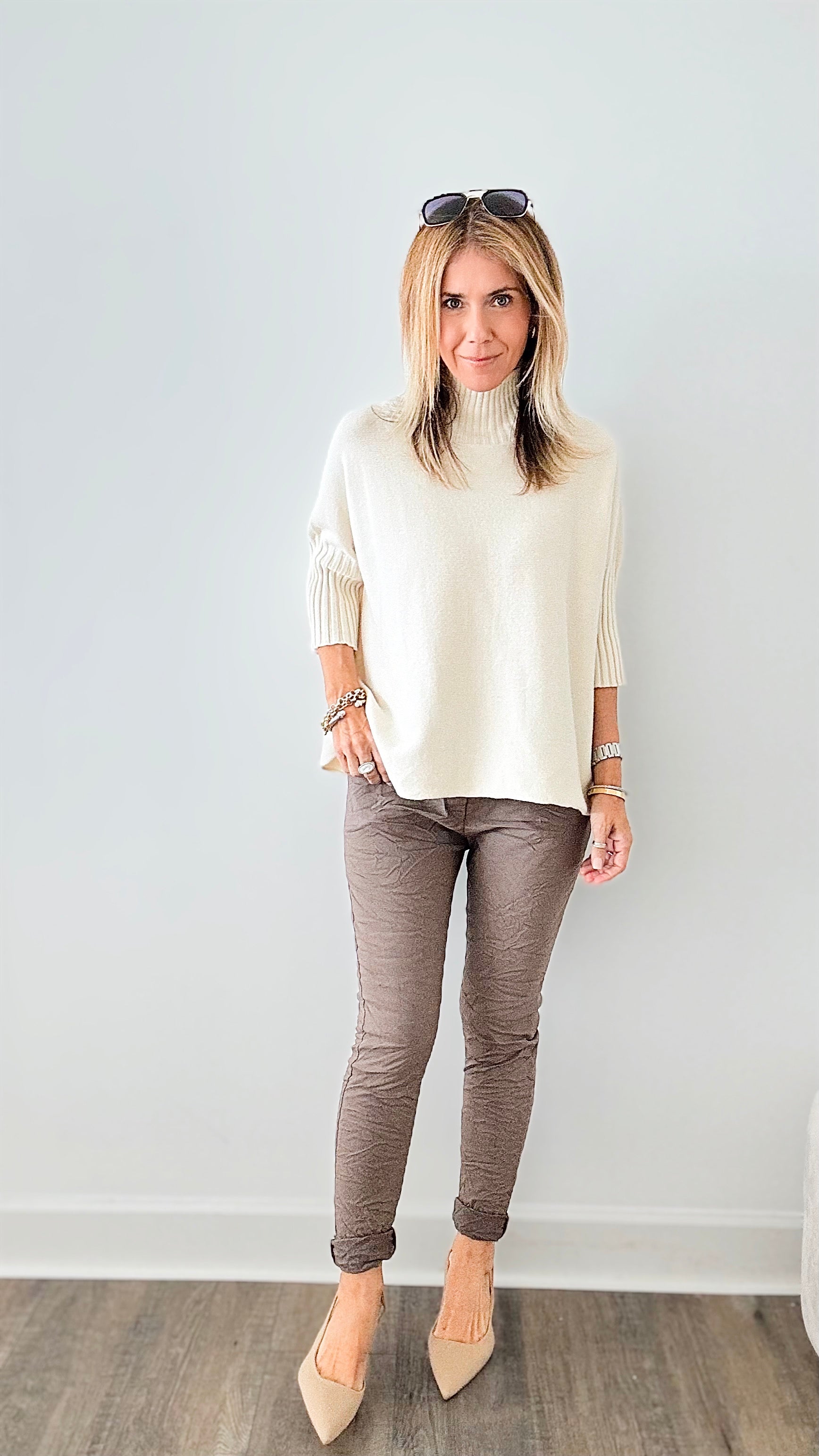 Love Endures Italian Jogger - Dark Taupe-180 Joggers-Germany-Coastal Bloom Boutique, find the trendiest versions of the popular styles and looks Located in Indialantic, FL