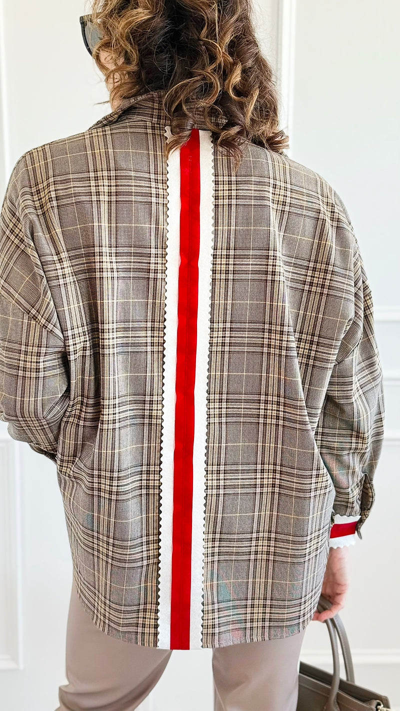 CB CUSTOM - Ribbon Runway Italian Top-170 Bottoms-AZUL MONACO / Holly-Coastal Bloom Boutique, find the trendiest versions of the popular styles and looks Located in Indialantic, FL