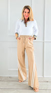 Stripe Wide-Leg Track Pants-170 Bottoms-litaga-Coastal Bloom Boutique, find the trendiest versions of the popular styles and looks Located in Indialantic, FL