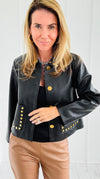 Whispered Warmth Button Jacket-160 Jackets-ROUSSEAU-Coastal Bloom Boutique, find the trendiest versions of the popular styles and looks Located in Indialantic, FL