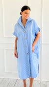 Whimsy Lane Italian Button Dress-200 Dresses/Jumpsuits/Rompers-TATTOO Z-Coastal Bloom Boutique, find the trendiest versions of the popular styles and looks Located in Indialantic, FL