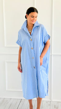 Whimsy Lane Italian Button Dress-200 Dresses/Jumpsuits/Rompers-TATTOO Z-Coastal Bloom Boutique, find the trendiest versions of the popular styles and looks Located in Indialantic, FL
