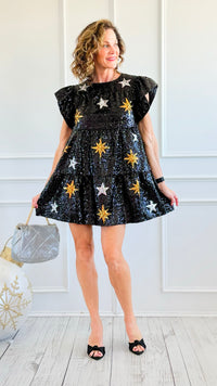 Celestial Luxe Sequin Mini Dress-200 Dresses/Jumpsuits/Rompers-Rousseau-Coastal Bloom Boutique, find the trendiest versions of the popular styles and looks Located in Indialantic, FL