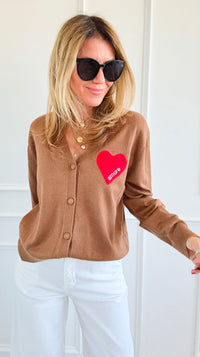 I Heart You Cardigan Sweater-140 Sweaters-V SKY-Coastal Bloom Boutique, find the trendiest versions of the popular styles and looks Located in Indialantic, FL