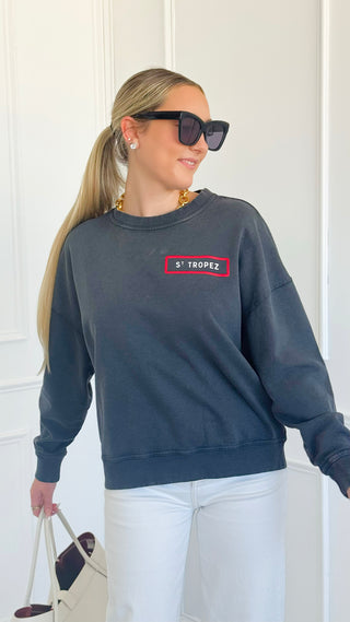 St Tropez Escape Italian Sweatshirt