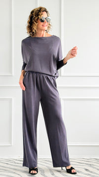 The Margo Pant Set-210 Loungewear/Sets-Charlotte Avery-Coastal Bloom Boutique, find the trendiest versions of the popular styles and looks Located in Indialantic, FL