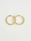 Double Vision 1.5" 3MM Eternity Hoop Earrings-230 Jewelry-NYC-Coastal Bloom Boutique, find the trendiest versions of the popular styles and looks Located in Indialantic, FL