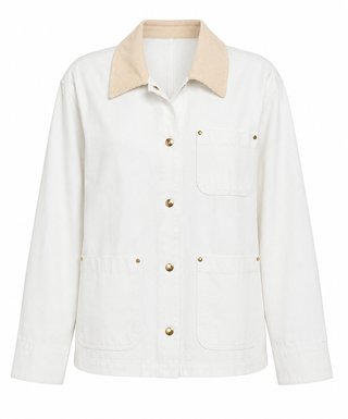 Corduroy Collar Utility Jacket