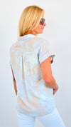 Dreamy Tie-Dye Pocket Shirt-100 Sleeveless Tops-mystree-Coastal Bloom Boutique, find the trendiest versions of the popular styles and looks Located in Indialantic, FL