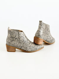 Reptile Print Pointed Ankle Boots-250 Shoes-Oasis Society-Coastal Bloom Boutique, find the trendiest versions of the popular styles and looks Located in Indialantic, FL