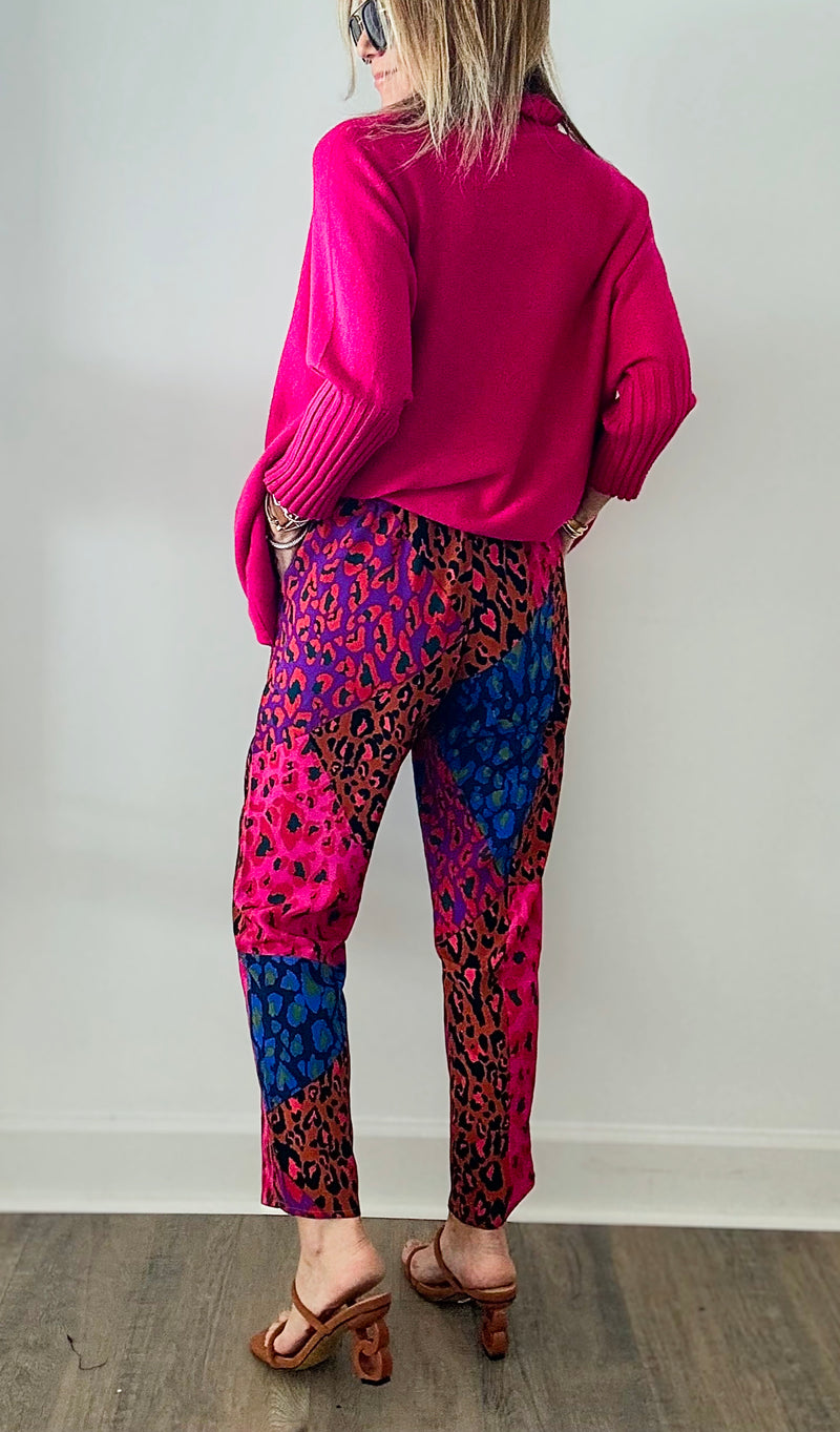 Prowling Around Silk Pants-170 Bottoms-Joh Apparel-Coastal Bloom Boutique, find the trendiest versions of the popular styles and looks Located in Indialantic, FL