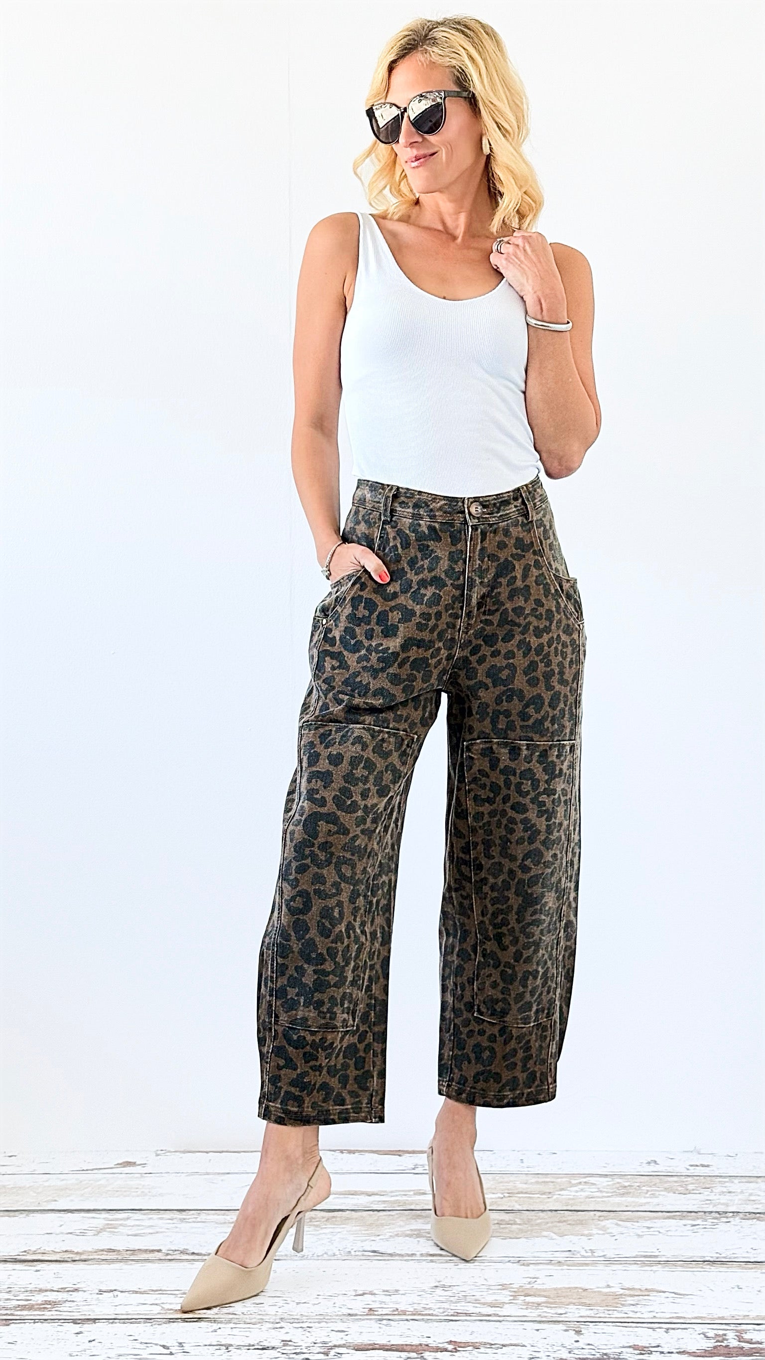 Fierce Vibes Wide-Leg Pants-170 Bottoms/Shorts-SO ME-Coastal Bloom Boutique, find the trendiest versions of the popular styles and looks Located in Indialantic, FL