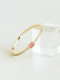 Blush Radiance Bangle Bracelet-230 Jewelry-NYW-Coastal Bloom Boutique, find the trendiest versions of the popular styles and looks Located in Indialantic, FL