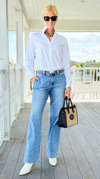 Harbor Slouchy Straight Leg Jeans