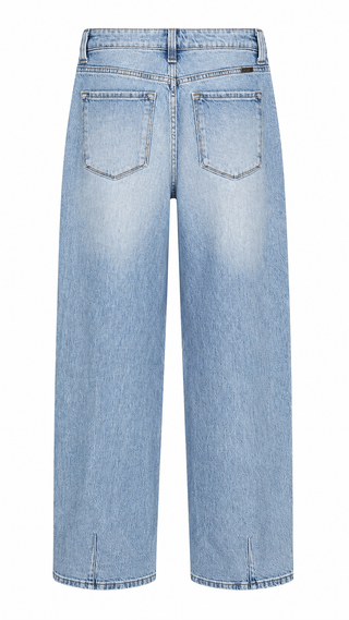 Everyday High Rise Cuffed Straight Jeans