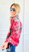 Imperial Peony Blanket Scarf-260 Other Accessories-Original USA-Coastal Bloom Boutique, find the trendiest versions of the popular styles and looks Located in Indialantic, FL