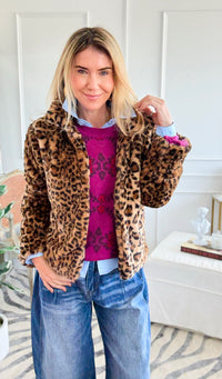 Power Pelt Faux Fur Statement Coat