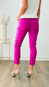 Love Endures Italian Jogger - Magenta-180 Joggers-Italianissimo-Coastal Bloom Boutique, find the trendiest versions of the popular styles and looks Located in Indialantic, FL