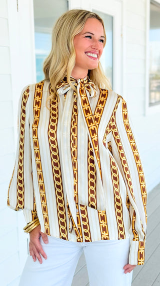 Golden Links Blouse