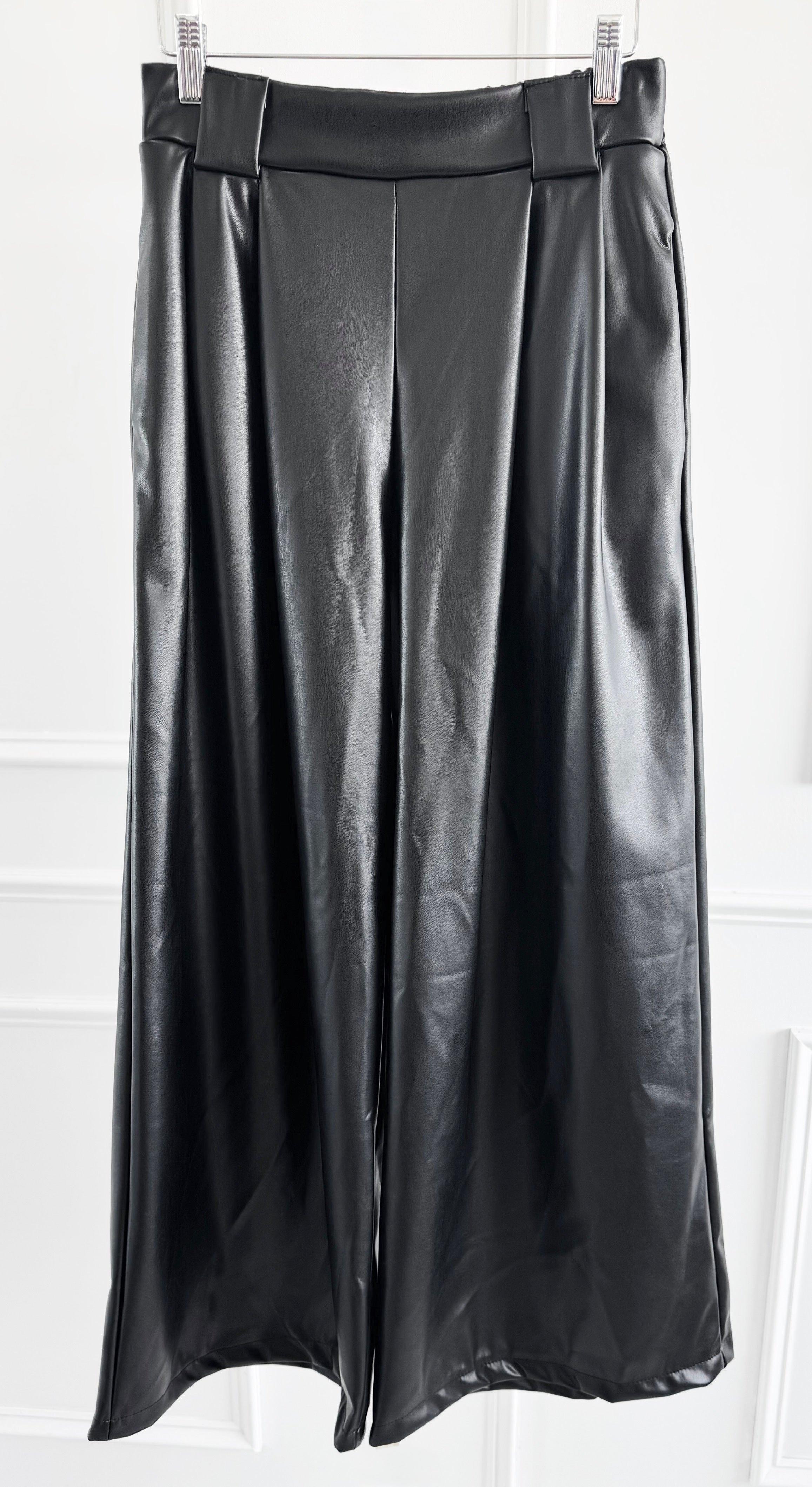 Refined Leather Flare- Leg Italian Pant-100 Pants-AZUL MONACO-Coastal Bloom Boutique, find the trendiest versions of the popular styles and looks Located in Indialantic, FL