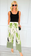 Palm Breeze Wide-Leg Pants-170 Bottoms-ODDI-Coastal Bloom Boutique, find the trendiest versions of the popular styles and looks Located in Indialantic, FL