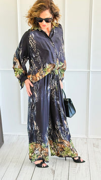 Nocturnal Leopard Italian Set-210 Loungewear/Sets-K2-Coastal Bloom Boutique, find the trendiest versions of the popular styles and looks Located in Indialantic, FL