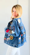 Vintage Rebel Embellished Jacket-160 Jackets-SALT-Coastal Bloom Boutique, find the trendiest versions of the popular styles and looks Located in Indialantic, FL