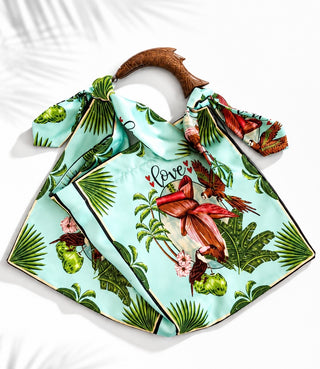 Birds of Paradise Italian Bag - Parrot Tiffany