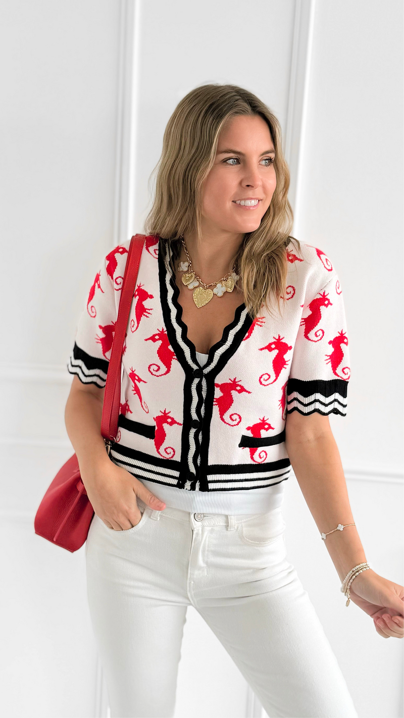 Country Club Check Cardigan-150 Cardigans/Layers-Sweet Generis-Coastal Bloom Boutique, find the trendiest versions of the popular styles and looks Located in Indialantic, FL