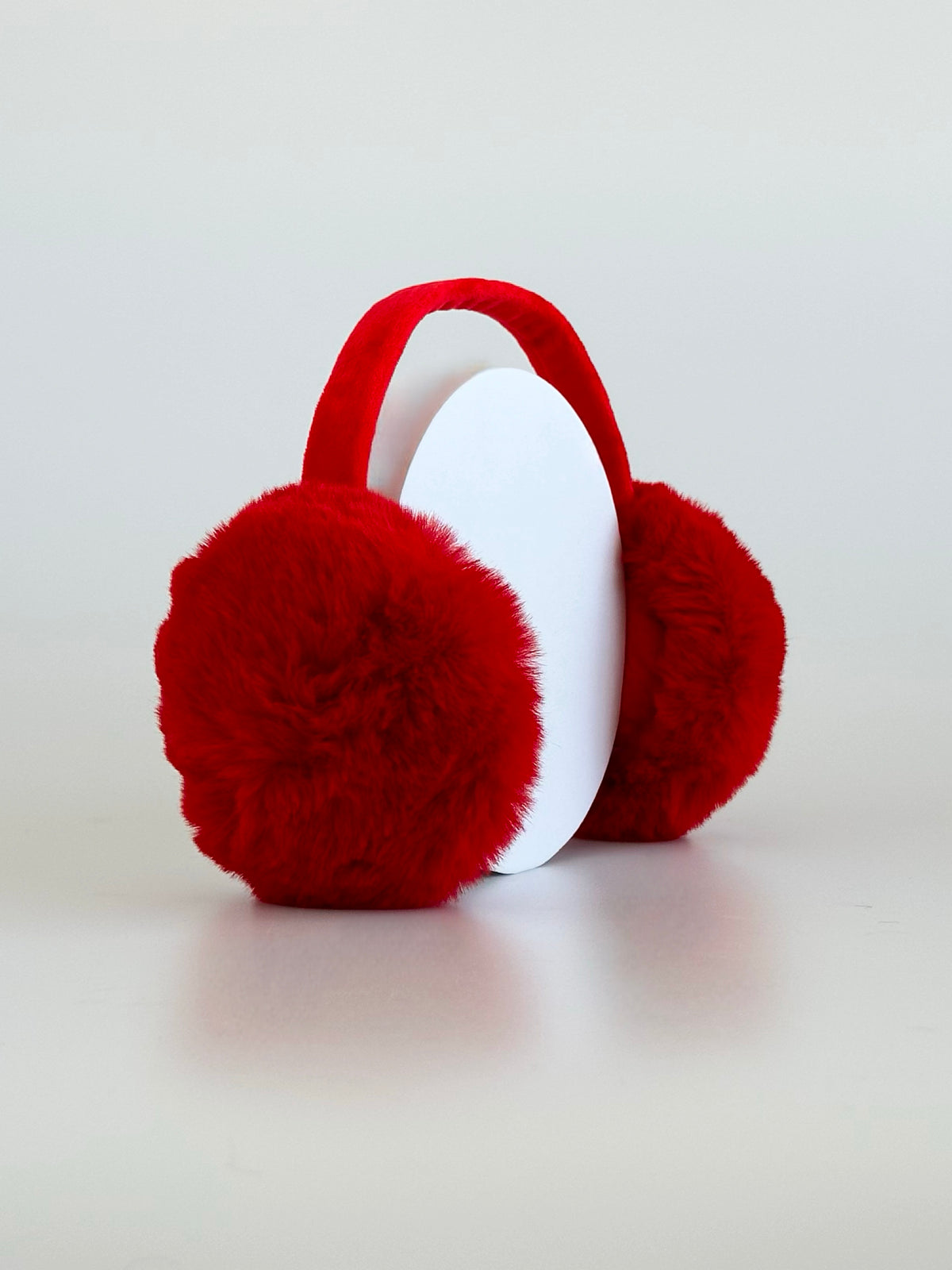 Fuzzy Ear Muffs - Red-260 Other Accessories-Original USA-Coastal Bloom Boutique, find the trendiest versions of the popular styles and looks Located in Indialantic, FL